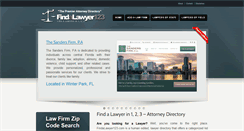 Desktop Screenshot of findalawyer123.com