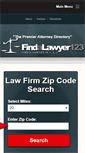 Mobile Screenshot of findalawyer123.com